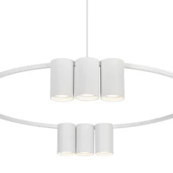 Lampa Wisząca GENESIS Koło Biały 10xGU10 60cm * Eko-light Hot