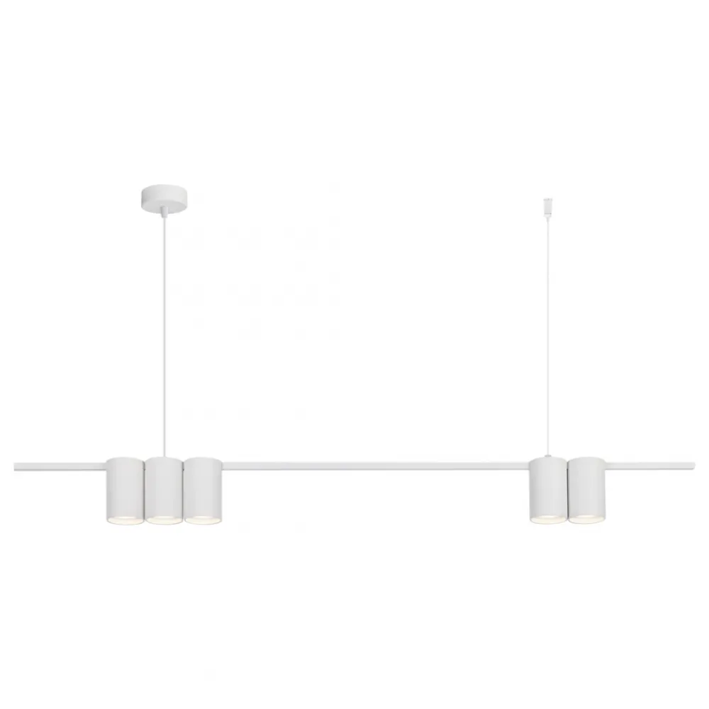Lampa Wisząca GENESIS Listwa Biały 5xGU10 * Eko-light Online