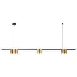 Lampa Wisząca GENESIS Listwa Złoty 7xGU10 * Eko-light New