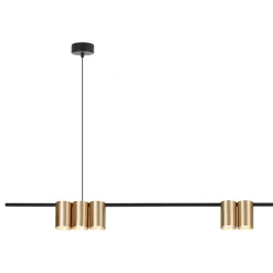 Lampa Wisząca GENESIS Listwa Złoty 7xGU10 * Eko-light New