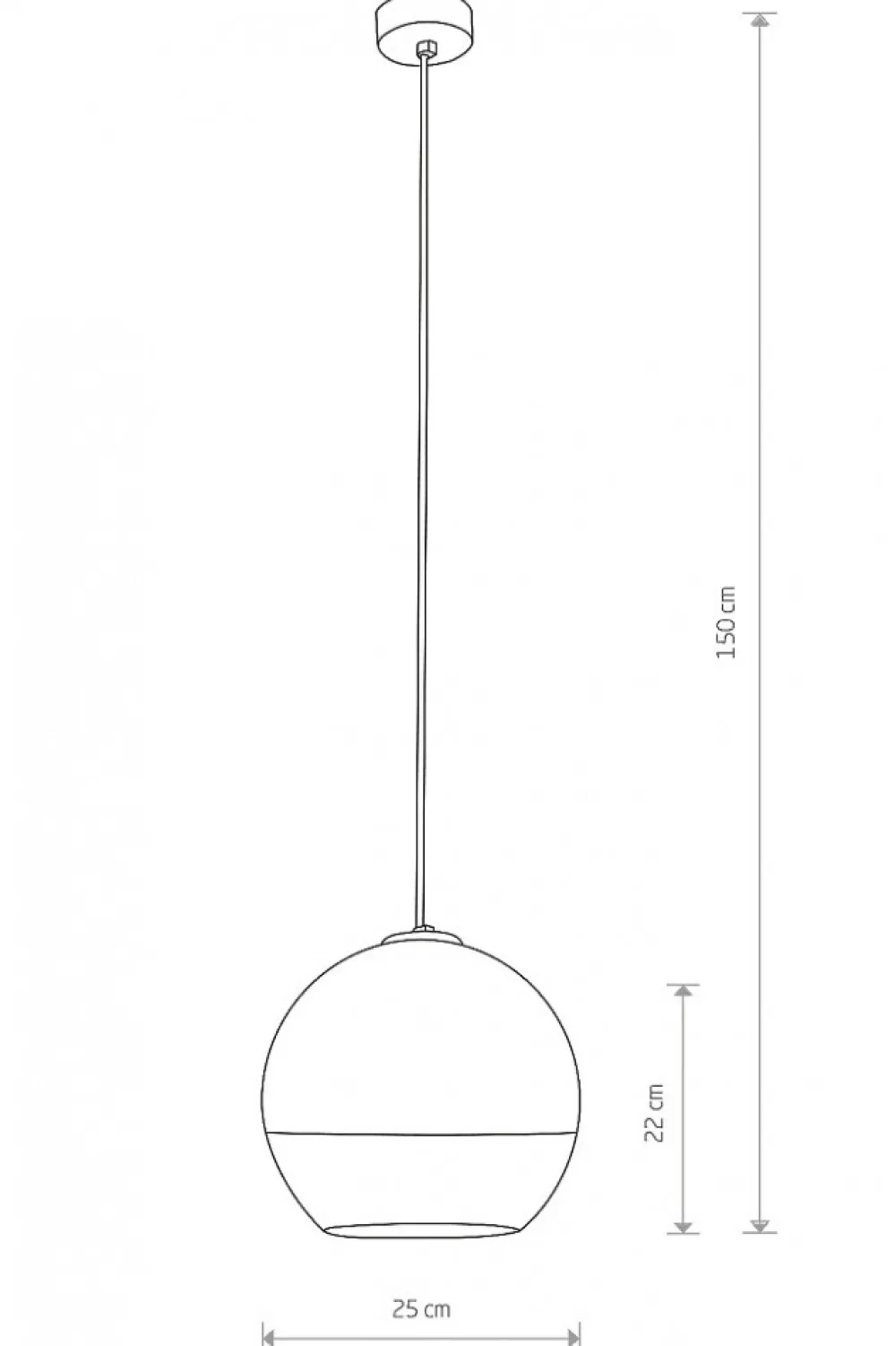 Lampa Wisząca GLOBE PLUS Czarny Srebrny Szklany Klosz 1xE27 25 cm * Nowodvorski Best