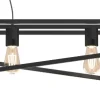 Lampa Wisząca GOTE Czarny 4xE27 * Luminex New