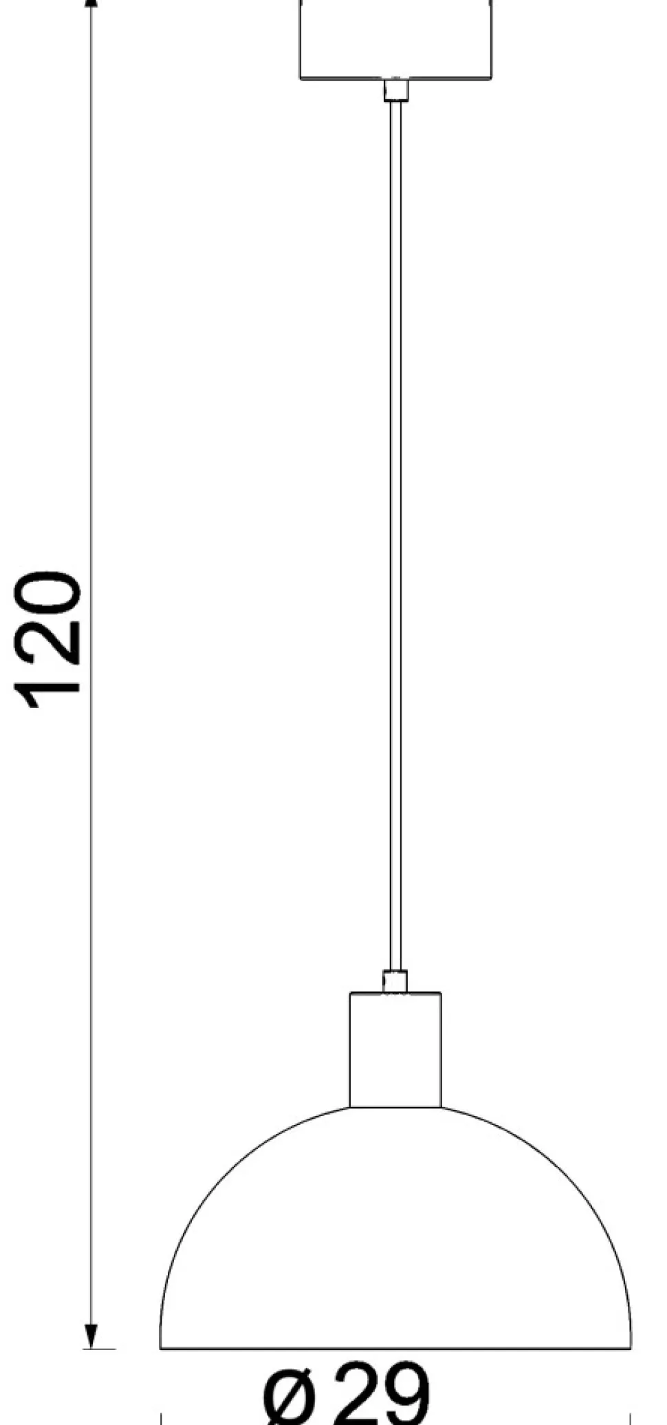 Lampa Wisząca HANDA Beżowy Biały Metalowy Klosz 1xE27 29cm