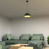 Lampa Wisząca HARALD Zielony Złoty Metalowy Klosz 1xE27 30cm * Eko-light Clearance