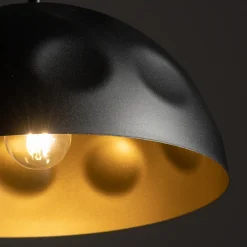 Lampa Wisząca HEMISPHERE Czarny Złoty 1xE27 50cm * Nowodvorski Sale