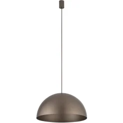 Lampa Wisząca HEMISPHERE L Brązowy Metalowy Klosz 4xGX53 50cm * Nowodvorski New