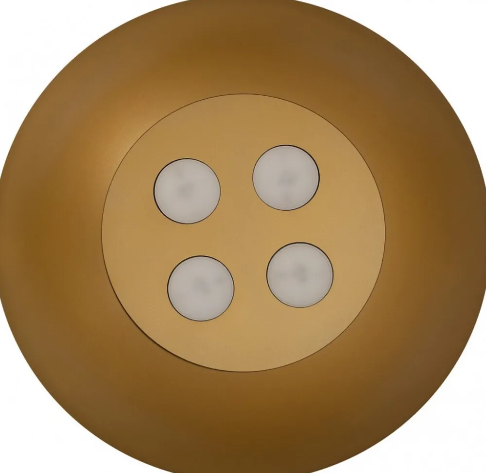 Lampa Wisząca HEMISPHERE L Czarny Złoty Metalowy Klosz 4xGX53 50cm * Nowodvorski Discount