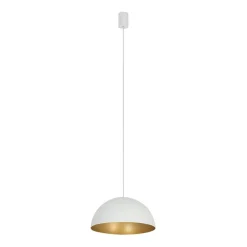 Lampa Wisząca HEMISPHERE S Biały Złoty Metalowy Klosz 1xGX53 33cm * Nowodvorski Online