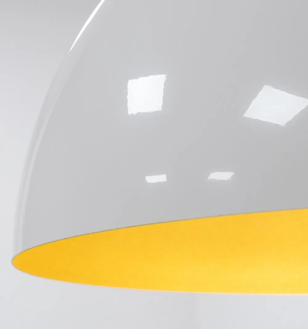 Lampa Wisząca HEMISPHERE S Biały Złoty Metalowy Klosz 1xGX53 33cm * Nowodvorski Online