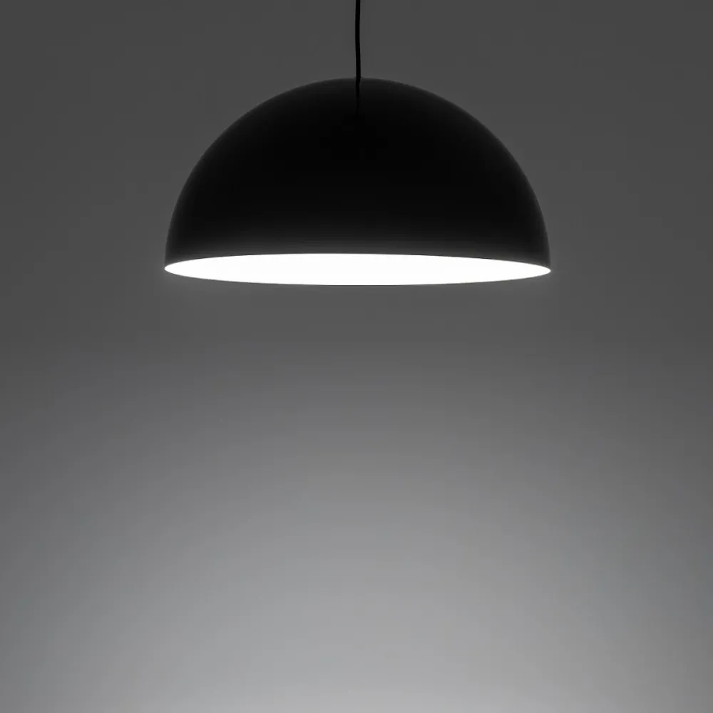 Lampa Wisząca HEMISPHERE S Czarny Biały Metalowy Klosz 1xGX53 33cm * Nowodvorski Hot