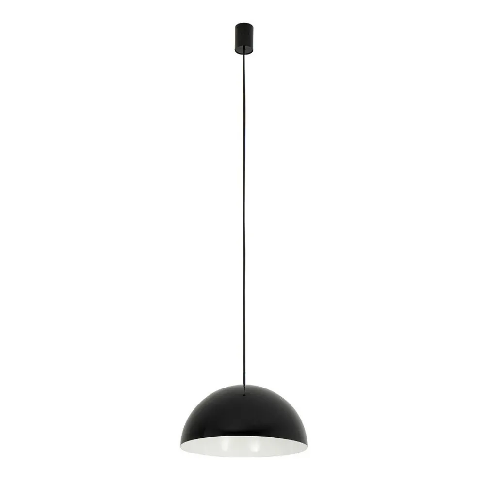 Lampa Wisząca HEMISPHERE S Czarny Biały Metalowy Klosz 1xGX53 33cm * Nowodvorski Hot