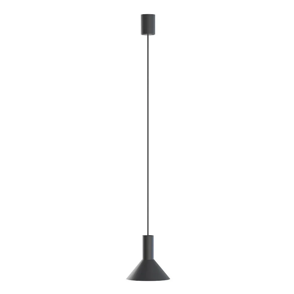 Lampa Wisząca HERMANOS A Czarny 1xGU10 18cm * Nowodvorski