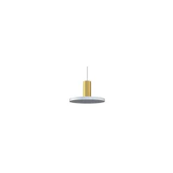 Lampa Wisząca HERMANOS B Biały Złoty 1xGU10 20cm * Nowodvorski Hot