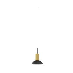 Lampa Wisząca HERMANOS C Czarny Złoty 1xGU10 15,5cm * Nowodvorski New