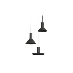 Lampa Wisząca HERMANOS Czarny 3xGU10 * Nowodvorski Outlet