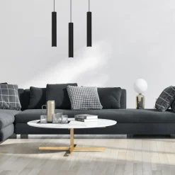 Lampa Wisząca HUDSON Czarny 3xGU10 * Eko-light Online