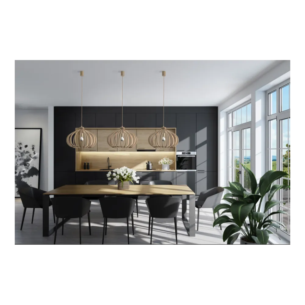 Lampa Wisząca IKA Brązowy 1xE27 51 cm * Nowodvorski Discount