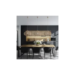 Lampa Wisząca IKA Brązowy 1xE27 51 cm * Nowodvorski Discount