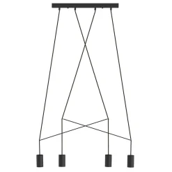 Lampa Wisząca IMBRIA Czarny 4xGU10 * Nowodvorski Clearance