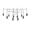 Lampa Wisząca IMBRIA Czarny 10xGU10 * Nowodvorski Online