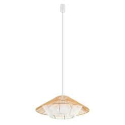 Lampa Wisząca JAPANDI Biały Brązowy 1xE27 50cm * Nowodvorski Sale