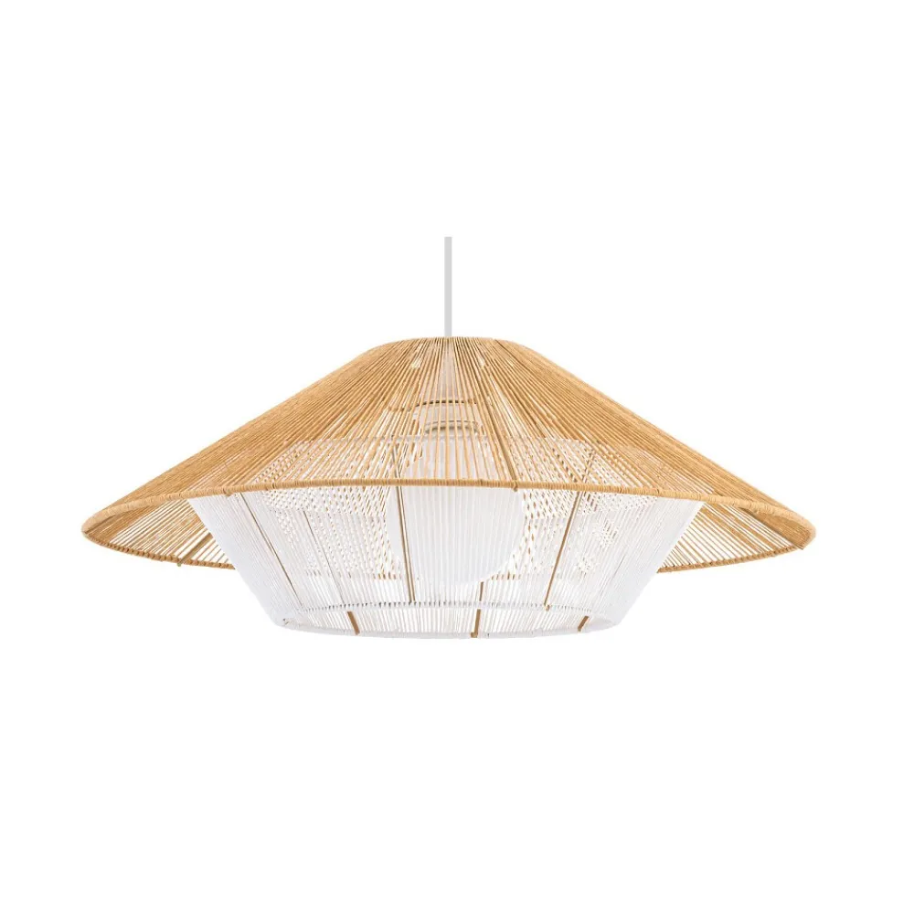 Lampa Wisząca JAPANDI Biały Brązowy 1xE27 50cm * Nowodvorski Sale