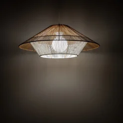Lampa Wisząca JAPANDI Biały Brązowy 1xE27 50cm * Nowodvorski Sale