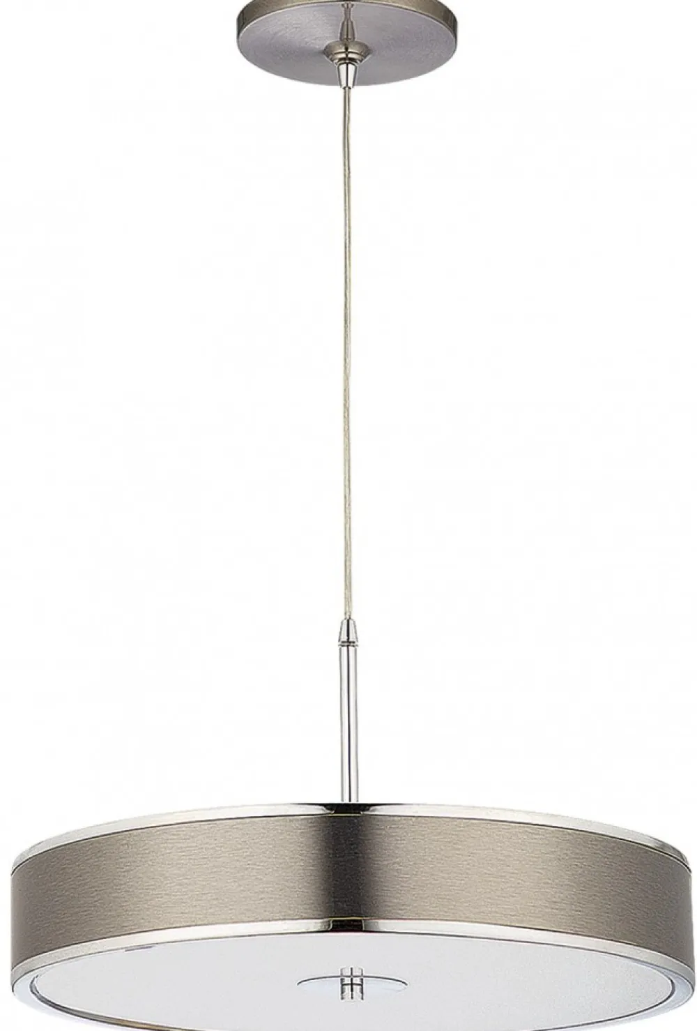 Lampa Wisząca JAZZ Srebrny Biały 5xE14 48 cm * Jupiter