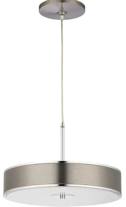 Lampa Wisząca JAZZ Srebrny Biały 3xE14 40 cm * Jupiter