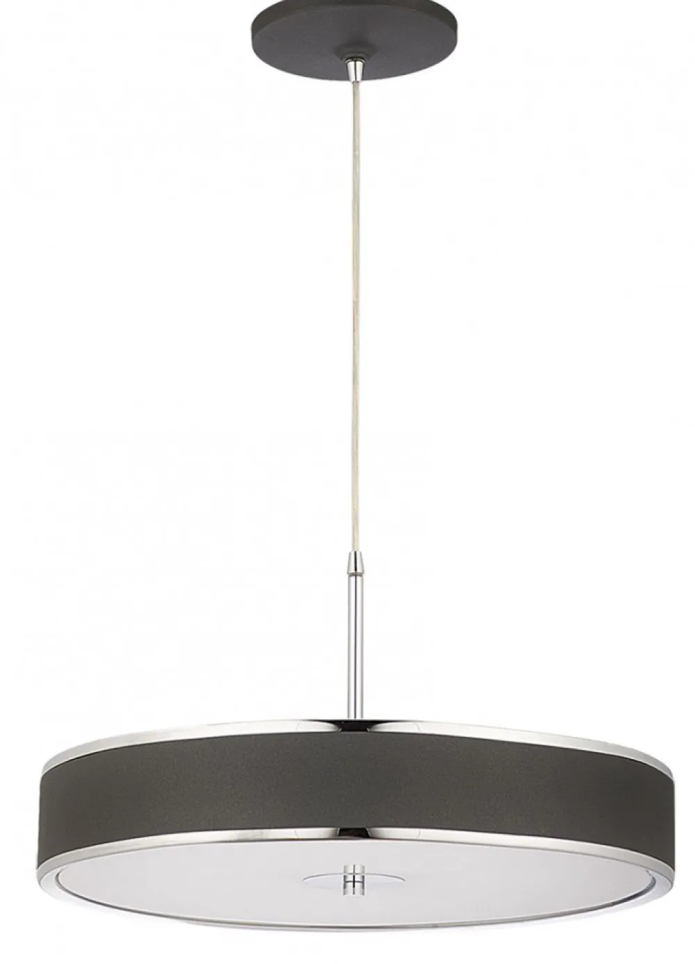 Lampa Wisząca JAZZ Srebrny Szary 5xE14 48 cm * Jupiter Online