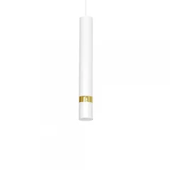 Lampa Wisząca JOKER Biały Złoty 5xGU10 * Eko-light New