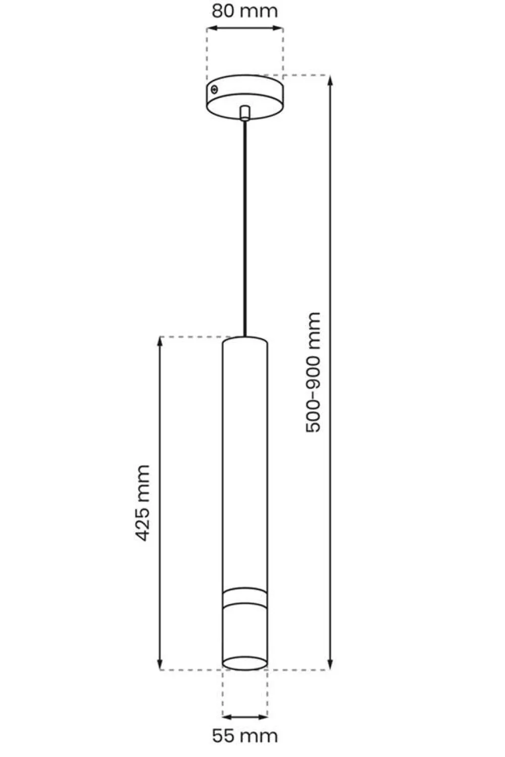 Lampa wisząca JOKER INOX 1xGU10 * Eko-light Best