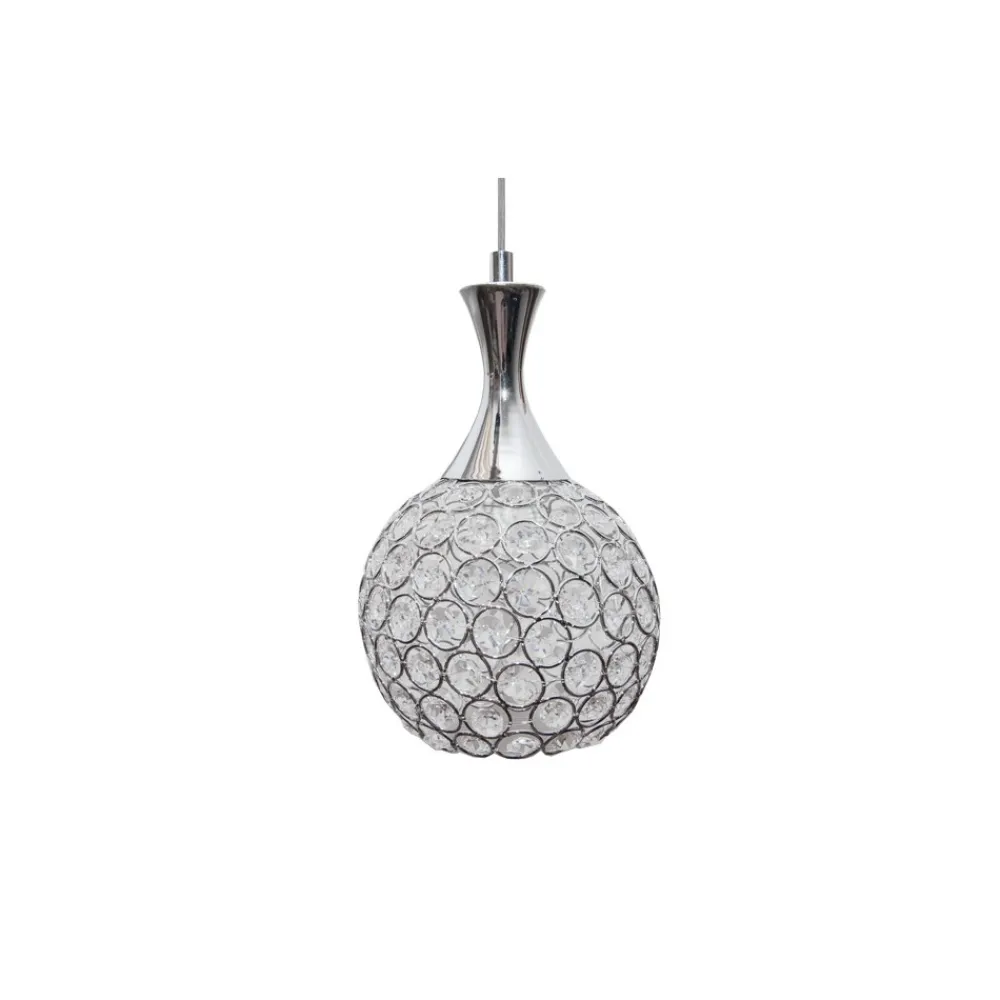 Lampa wisząca klosz z kryształkami Crystal VII 1xE27 * HowHomely Outlet