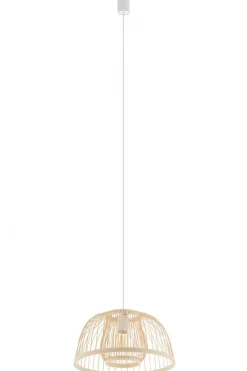 Lampa Wisząca KRABI Biały Brązowy 1xE27 40cm * Nowodvorski Discount