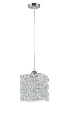 Lampa wisząca kryształowy klosz Crystal IV 1xE27 * HowHomely Clearance