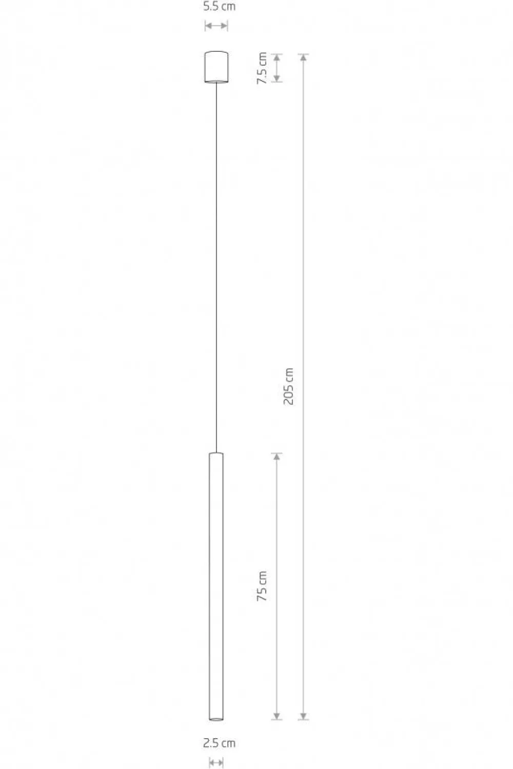 Lampa wisząca LASER 75cm czarny/złoty G9 * Nowodvorski Online