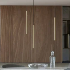Lampa wisząca LASER 100cm złoty 1xG9 * Nowodvorski Hot