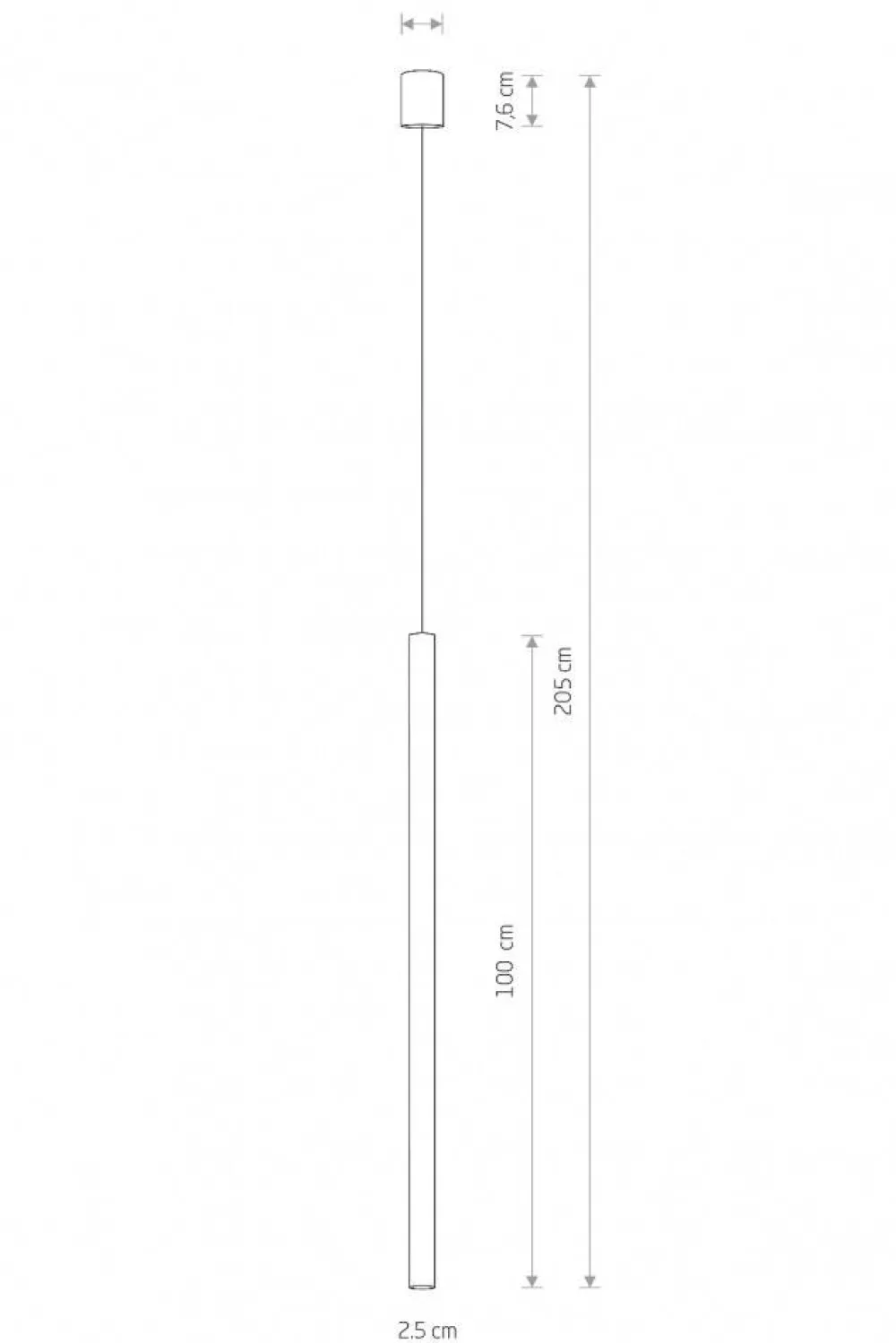 Lampa wisząca LASER 100cm złoty 1xG9 * Nowodvorski Hot
