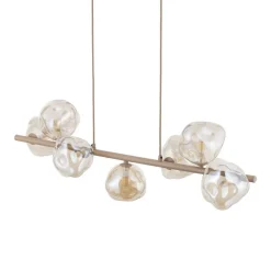 Lampa wisząca LAVA sabia beżowa 7xG9 * TK Lighting Hot