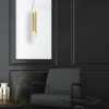 Lampa Wisząca LIBRA Złoty Tuba 1xE14 6cm * Eko-light New