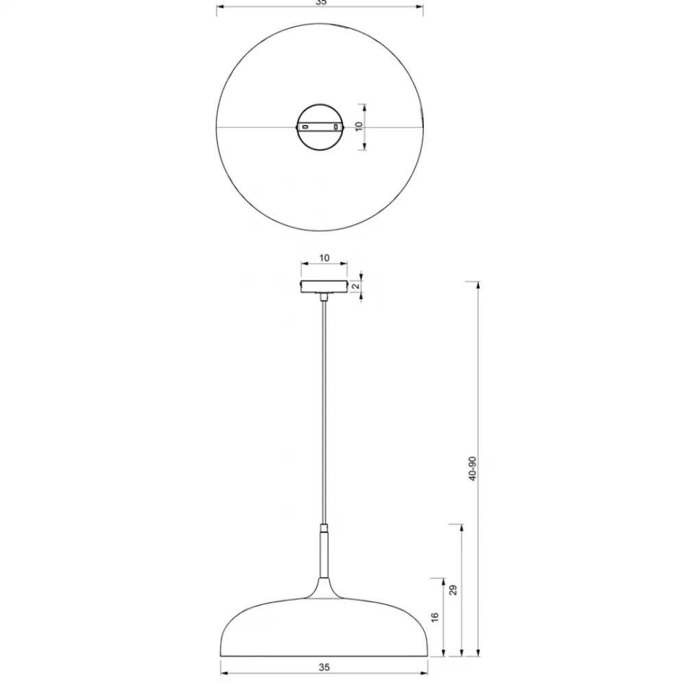 Lampa Wisząca LINCOLN Niebieski Złoty Metalowy Klosz 1xE27 35cm * Eko-light
