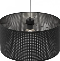 Lampa Wisząca LOFT SHADE Czarny Klosz z Tworzywa 1xE27 40cm