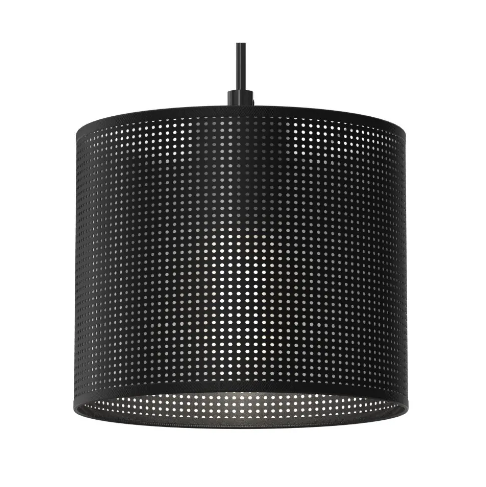 Lampa Wisząca LOFT SHADE Czarny Klosz z Tworzywa 1xE27 18cm