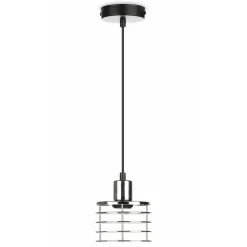 Lampa wisząca LondonStyle 12 cm srebrna * HowHomely Discount
