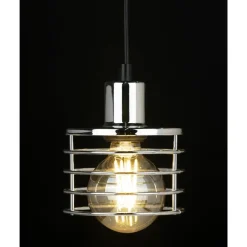Lampa wisząca LondonStyle 12 cm srebrna * HowHomely Discount