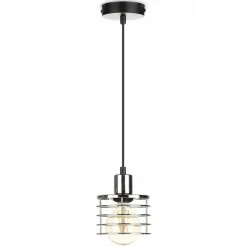 Lampa wisząca LondonStyle 12 cm srebrna * HowHomely Discount