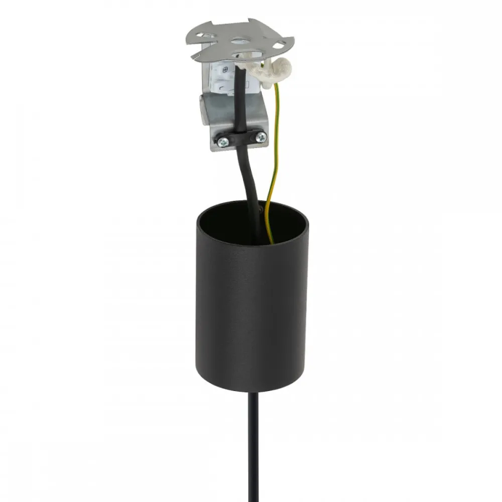 Lampa Wisząca LUKSOR Czarny Metalowy Klosz 1xE27 37cm * Nowodvorski Hot