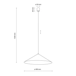 Lampa wisząca LUME XL NEW brązowa 1xGX53 * TK Lighting Sale