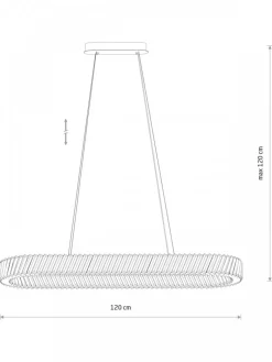 Lampa wisząca LUXORA LED 40W 3000K * Nowodvorski