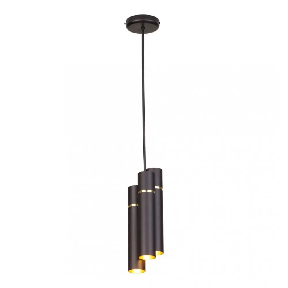 Lampa Wisząca LYNX Czarny Złoty 2xE14 13cm * Eko-light Clearance